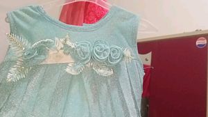 Sky Blue Long Frock