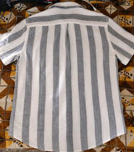 Striped Men's Short Sleeve Shirt