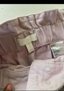 Light Pink Cargo Skirt