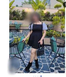 Black korean Mini Dress