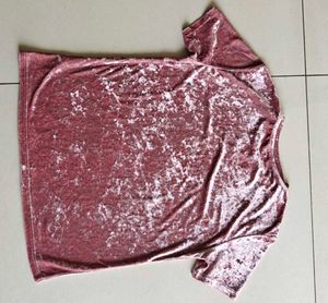 Shein velvet tshirt
