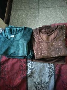 Embellished Velvet Kurta Set