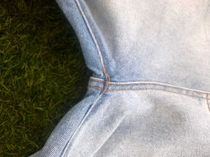 Imported Washed Light Blue Jeans Small Size