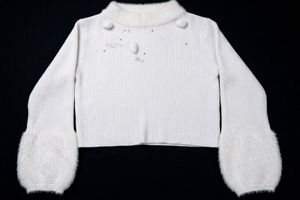 crop white color  Sweater