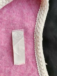 (Made In Korean) Pink Knit Tweed Cardigan