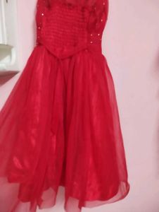 Sparkling Red Party Dress