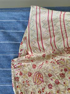 Floral Print Cotton Dress Material