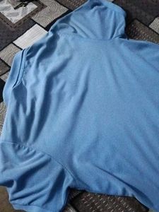 Men's Blue Polo Shirt with Pocket