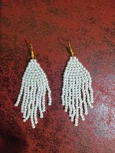 Pearls Tassel Earrings
