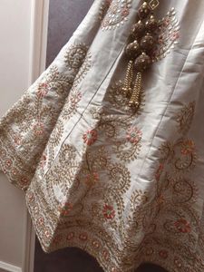 Beige Lehenga Choli Set