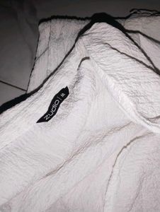 Women's Textured White shirt