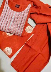 Women Straight A-line Kurta Set