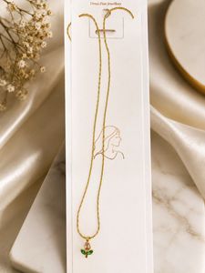 Delicate Tulip Pendant Necklace