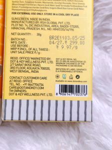 Dot &amp; Key Vitamin C Sunscreen And Face Wash