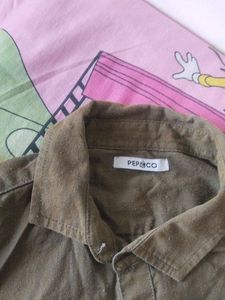 Orange &amp; Brown Casual shirt and t shir