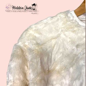 Fuzzy Cream Sweater