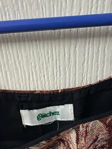 Embroidered Jacquard Corset Top