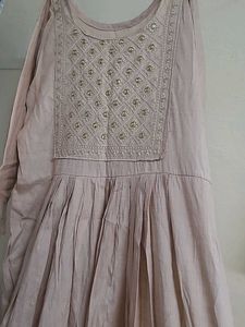 Embroidered Kurta with Embellishments