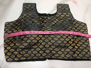 Elegant Brocade Blouse
