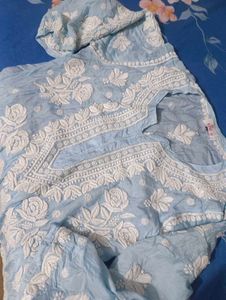 Alfaz Premium Muslin chikankari Kurta