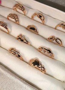 Rose Gold Rings with AD Diamonds💎