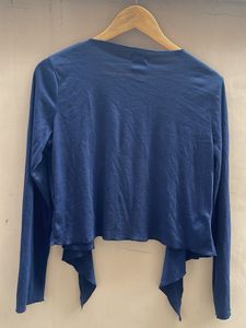 Blue Open Front Cardigan