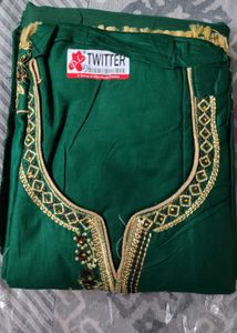jaam cotton Green Dress Material