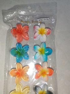 Cute Flower Hair Clips (Set of 12)