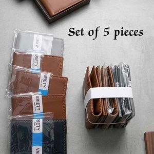 Set of 5 men wallets