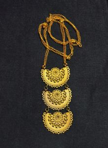 Heavy earrings &amp; long necklace set