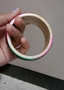 Sparkling Traditional Bangles - Set of 2