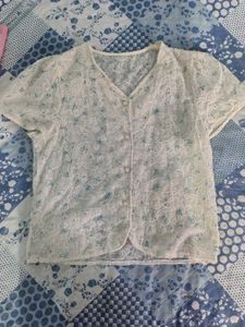 Vintage Lace Floral Blouse