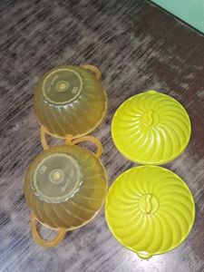 Vintage Tupperware Servalier Bowls