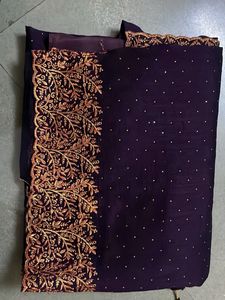 Embroidered Purple Lehenga Choli Set