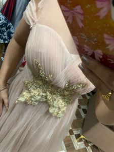 Tulle Gown with Gold Embellishment🎀