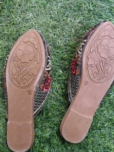 FREE DELIVERY Floral Ethnic Flats
