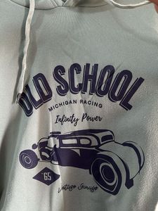 Retro "Old School" Graphic Hoodie