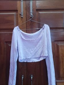 Lilac Crop Top