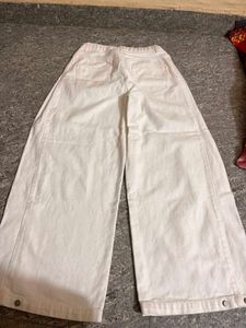 White Wide Leg Jeans