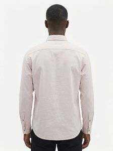 A.P.C. Men's Light Pink Button-Down Shirt