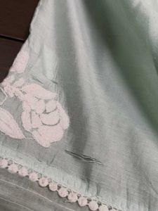 Pastel Green Kurta Set with Dupatta