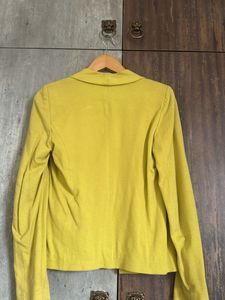 Promod Yellow Blazer Jacket