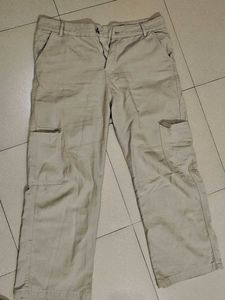 Classic Cargo Pants Khaki Beige