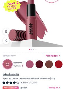 Lot of 3 Matte bullet Lipsticks