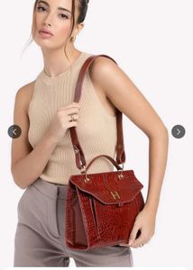 HIDESIGN LUXURY LEATHER BAG WITH DETACHABLE STRAP