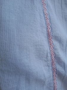 Sky blue button up cotton shirt