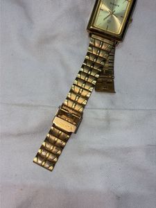 Sonata Gold Tone Watch