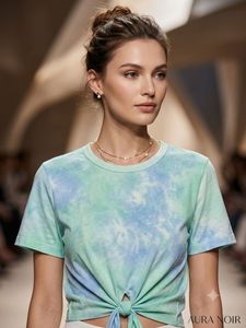 Tie-Dye Knot Front T-Shirt