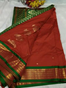 Elegant Green Silk Saree with blouse