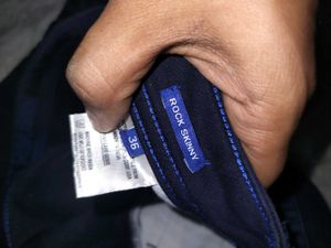 🌺OG VAN HUESEN  Dark Blue Casual Pants